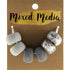 Greys with Metallic Silver Clay Beads